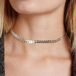 Chevron Choker Necklace